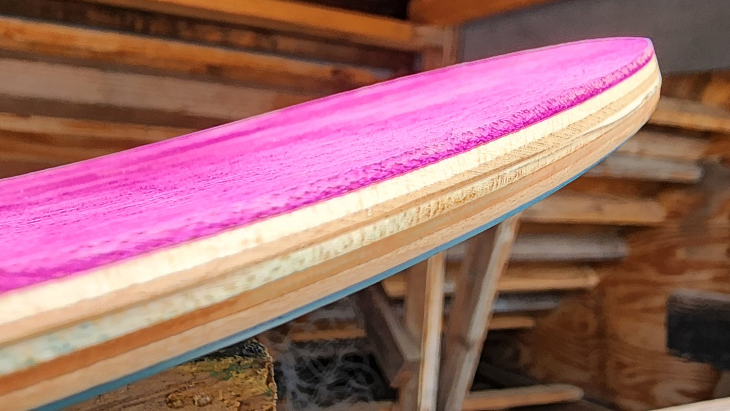 Texas Twister V1 8.5in Progressive Kicktail Popsicle Deck by Fun-Key Laminates