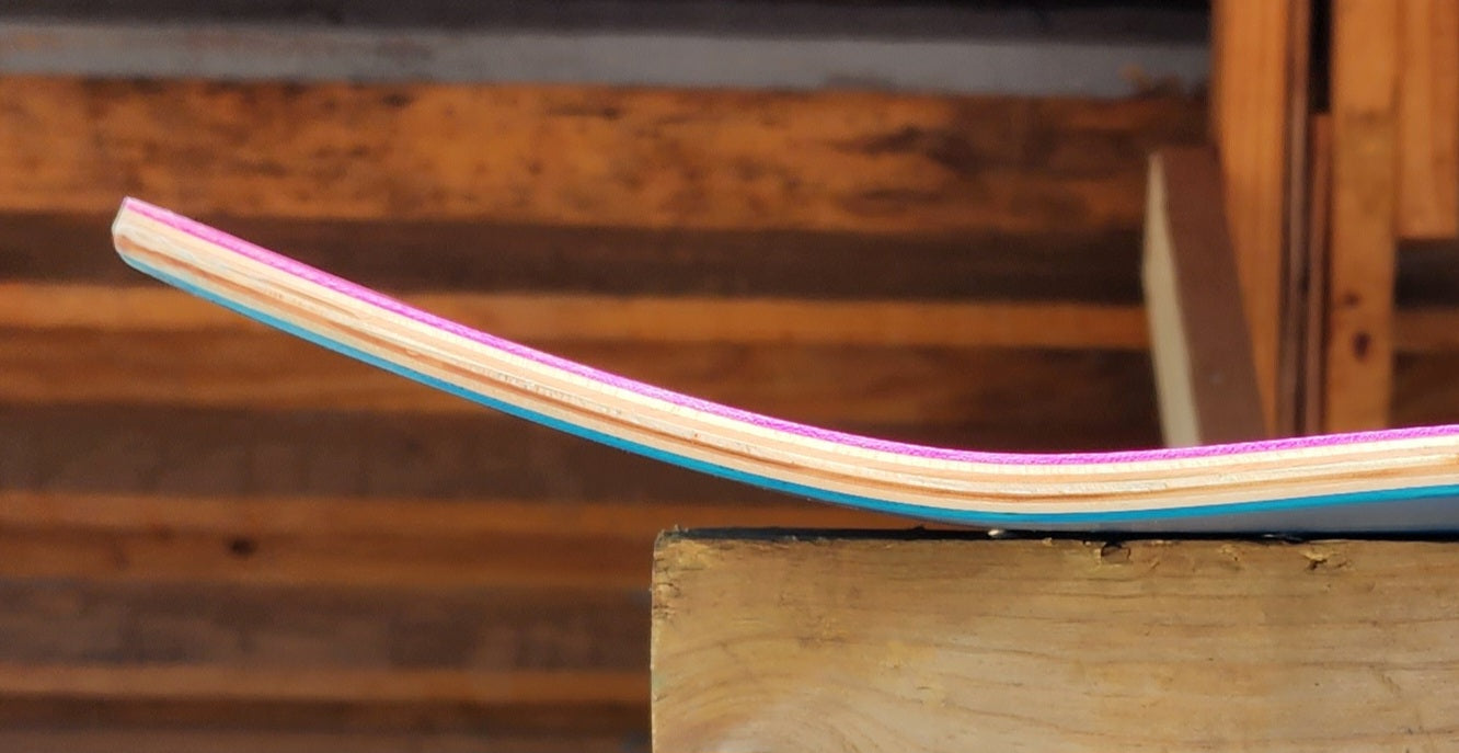 Texas Twister V1 8.5in Progressive Kicktail Popsicle Deck by Fun-Key Laminates