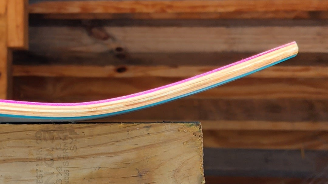 Texas Twister V1 8.5in Progressive Kicktail Popsicle Deck by Fun-Key Laminates