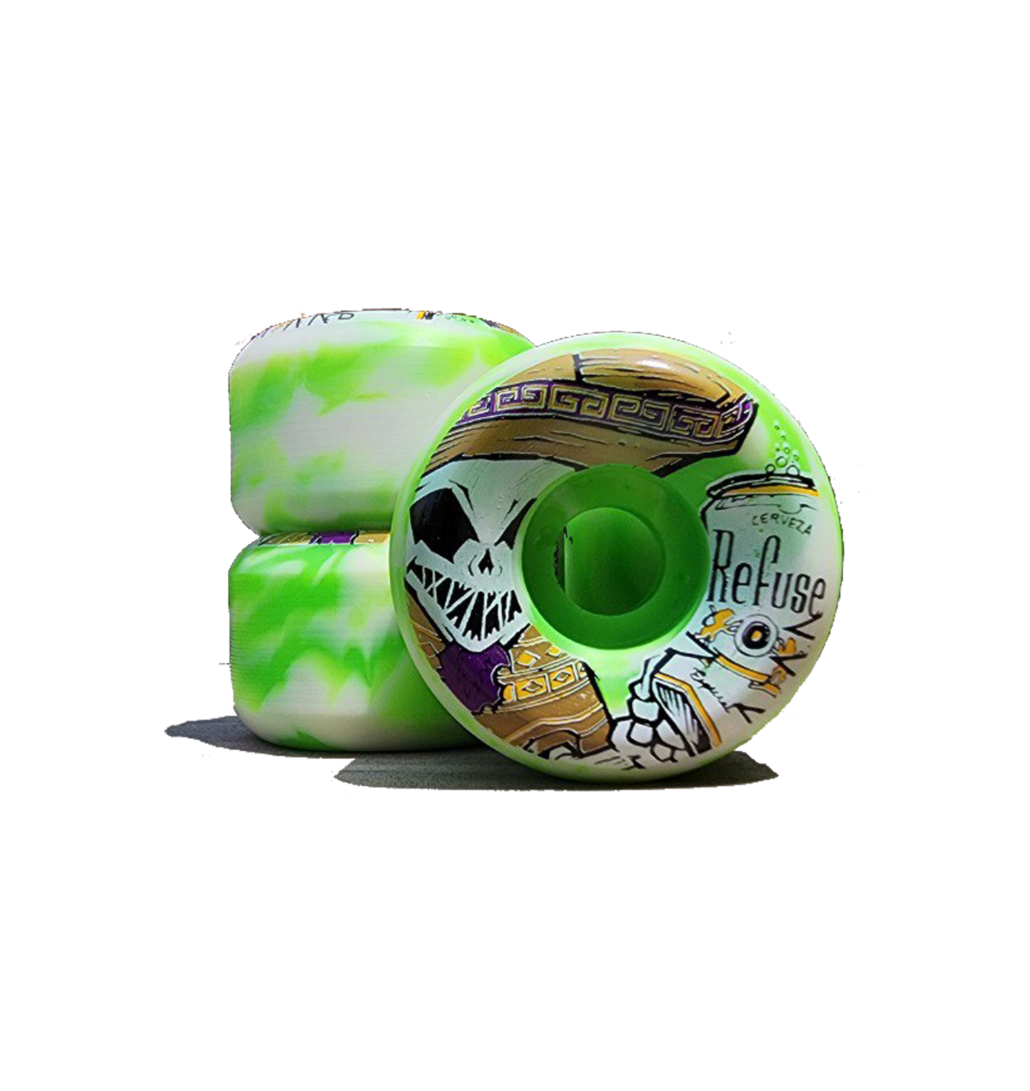 53mm Refuse Wheels - 101a Justin Rodriguez Pro - Skateboard wheel