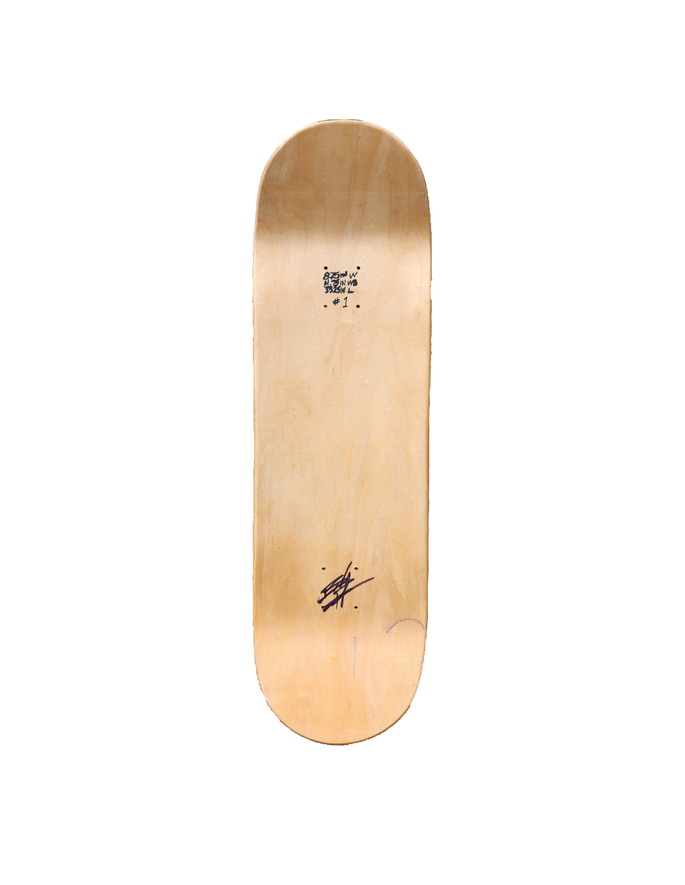 Texas Skate Shop 8.75in hand made deck by Fun-Key Laminates