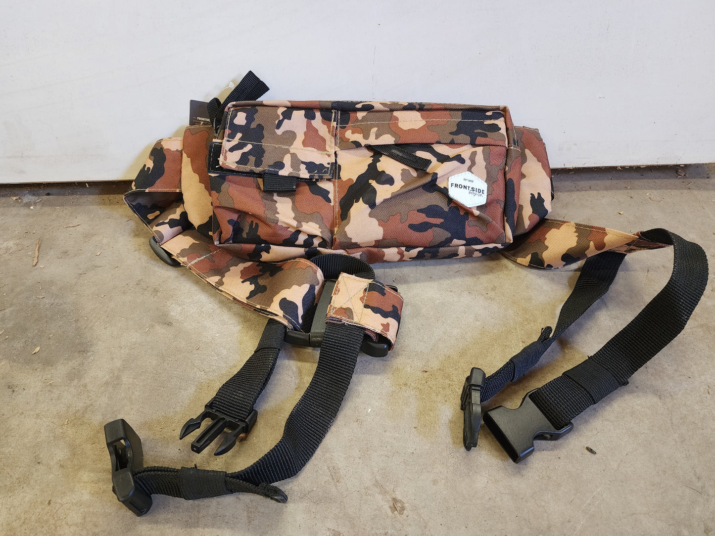 Frontside Bag Co - Skateboard Carrying Sling Bag - Mullticam