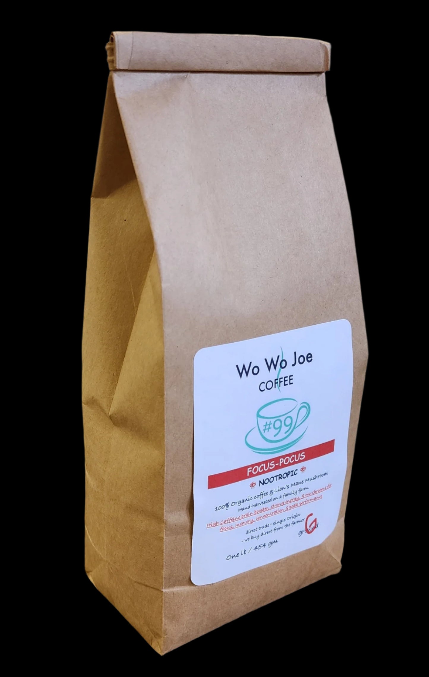 Focus Pocus - Lion's Mane - Skateboarder Approved Nootropic coffee
