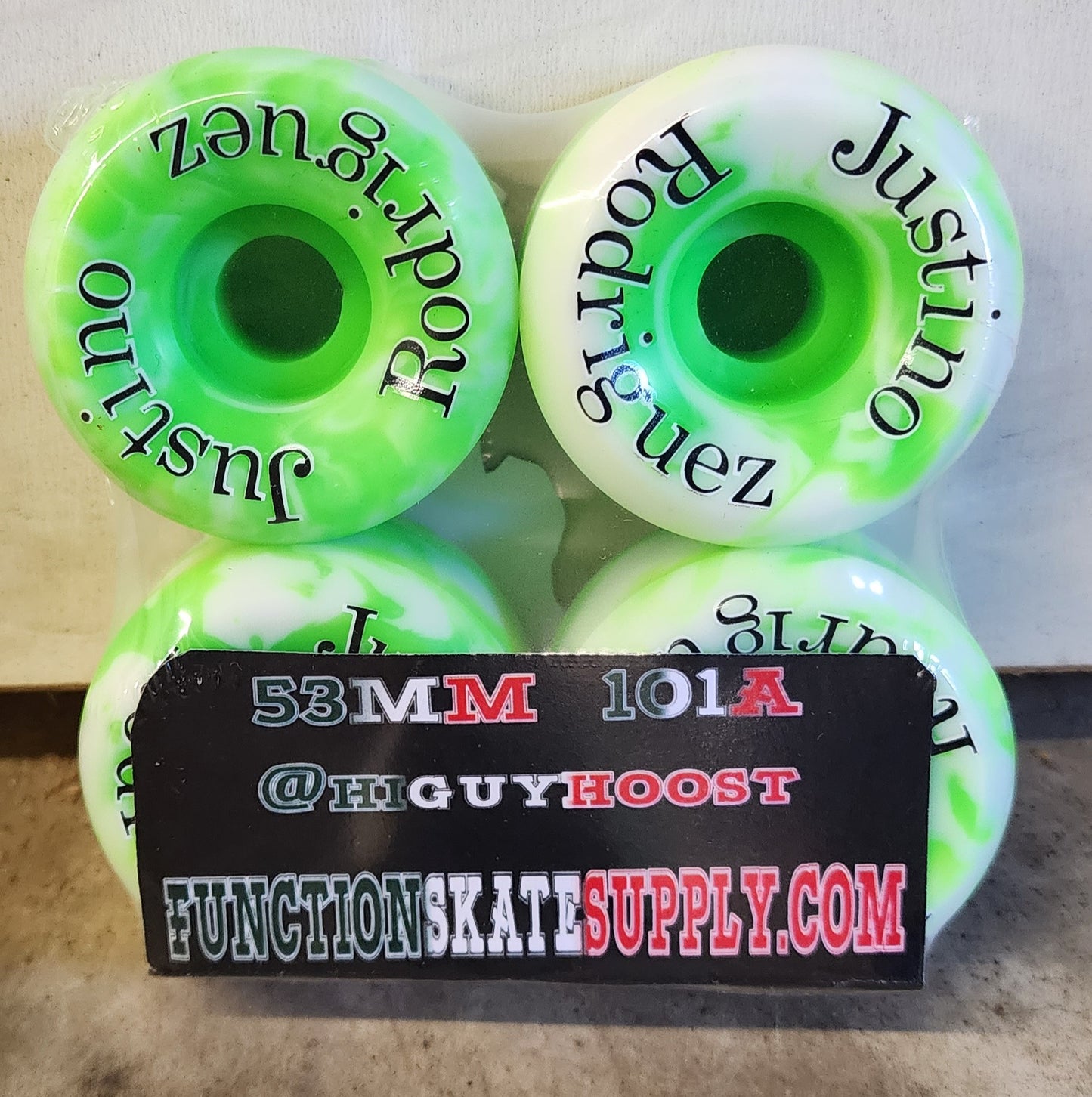 53mm Refuse Wheels - 101a Justin Rodriguez Pro - Skateboard wheel
