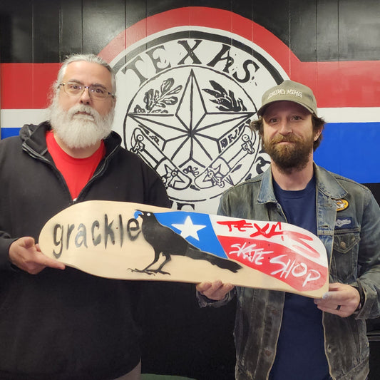 Pre-order Grackle Skateboards x Texas Skate Shop Collab Skateboard Deck