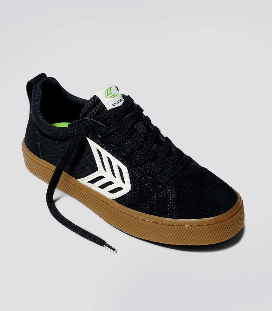 Cariuma - Catiba Pro - Gum Black Suede/Canvas - Skateboard Shoe