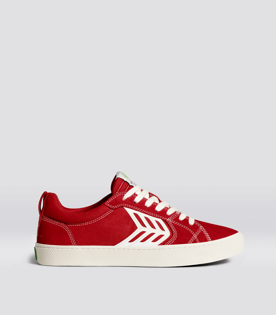 Cariuma - Catiba Pro - Samba Red Suede/Canvas - Skateboard Shoe