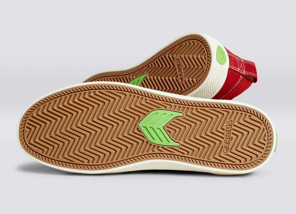 Cariuma - Catiba Pro - Samba Red Suede/Canvas - Skateboard Shoe